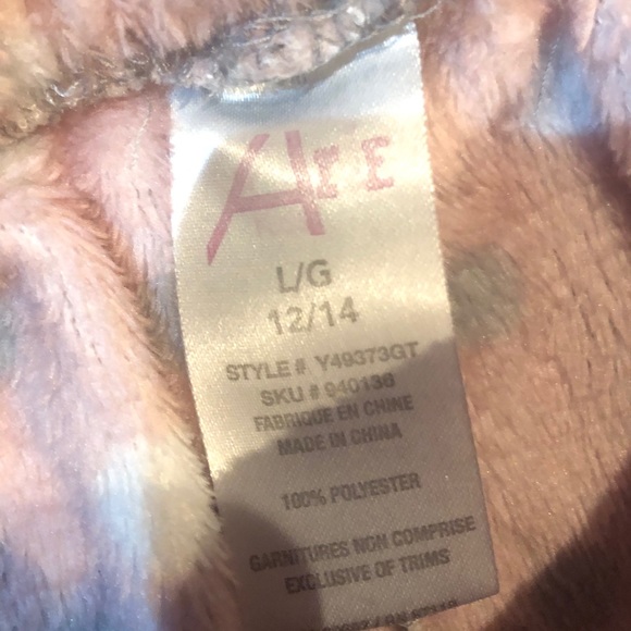 Pink grey and white polka dot pj pants - Picture 2 of 2